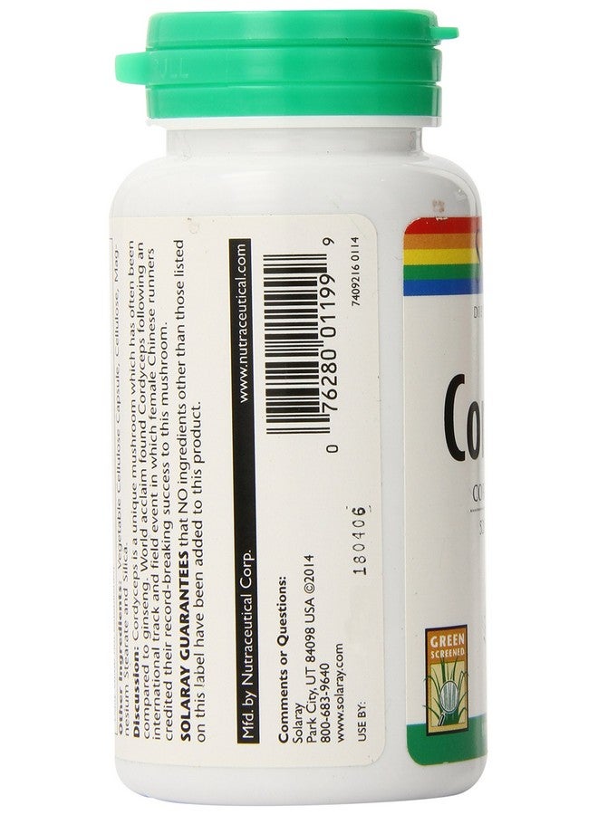 Solaray Cordyceps Capsules, 520 mg, 100 Count - Image 4