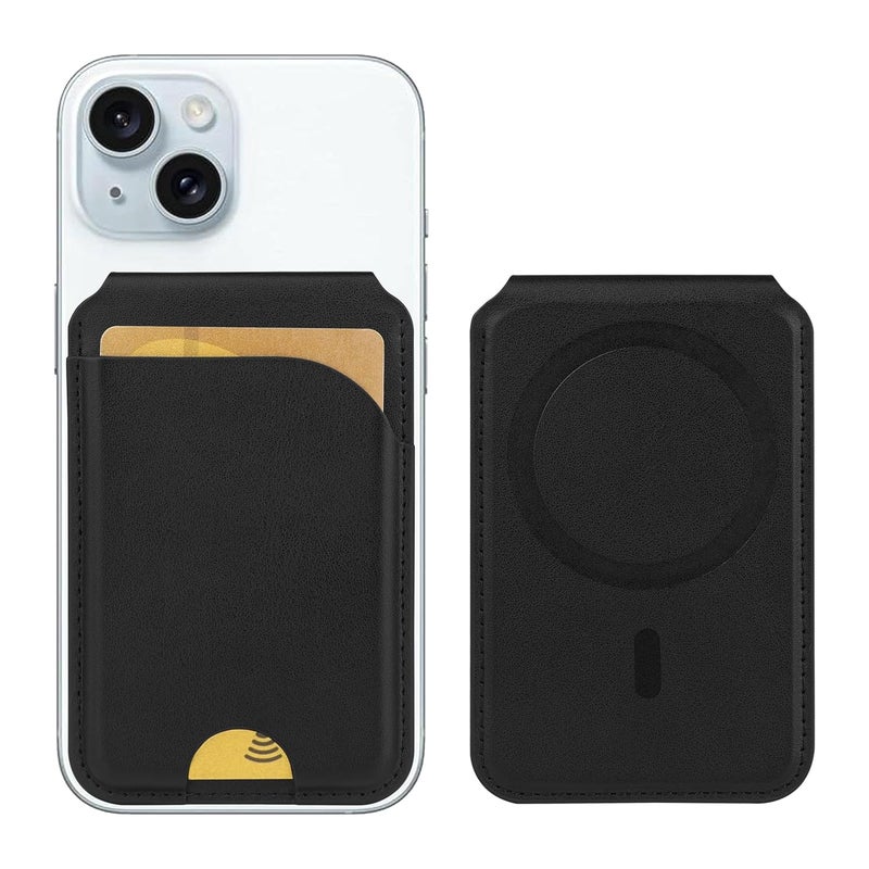 The Wallet Store MagSnap Secure Unisex Magsafe Wallet Up to 3,000G Strength Magnet | for iPhone with Adjustable Stand | Vegan Leather | 3 Card Holder | for iPhone 16/15/14/13/12 Series - Image 1