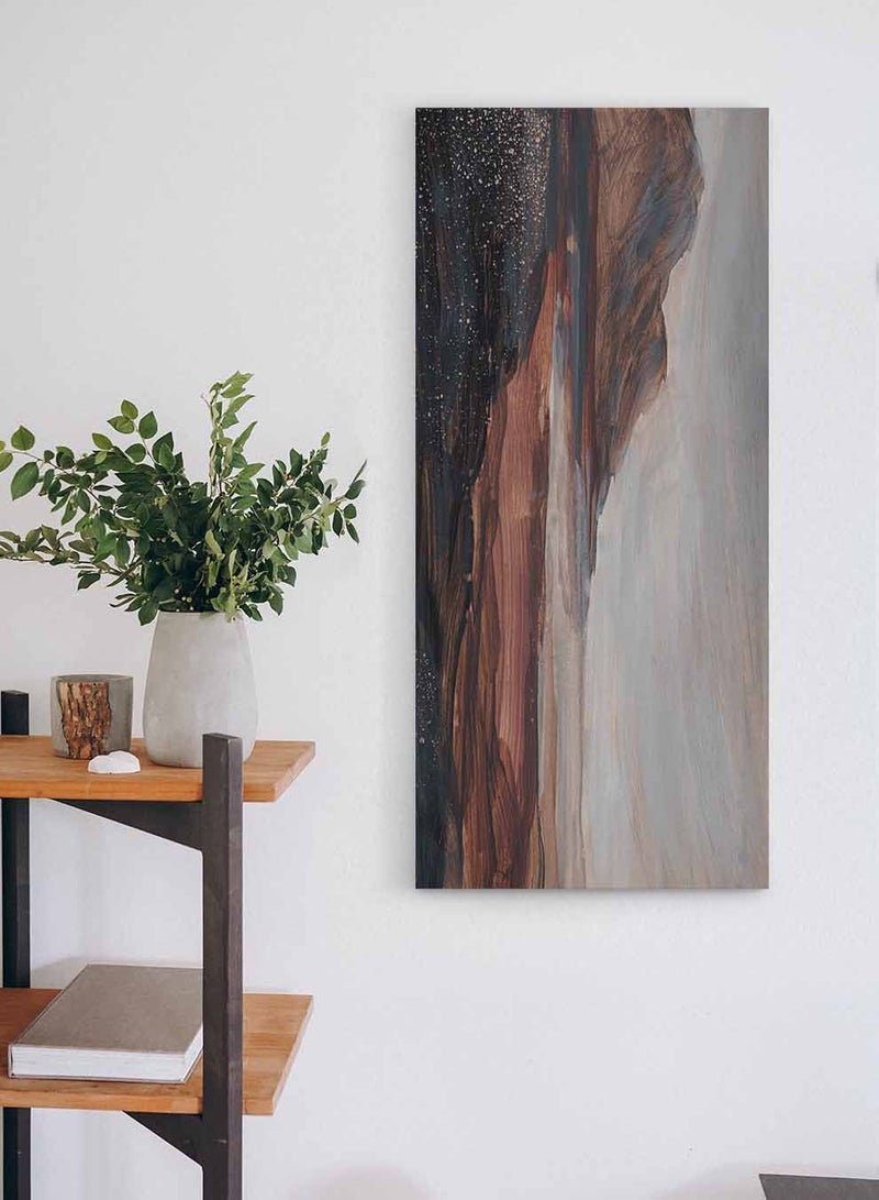 لوحة كانفاس على إطار خشبي بمنظر بانوراما، تصميم فن ملون، للمنزل، غرفة المعيشة، المكتب، الديكور - Image 1