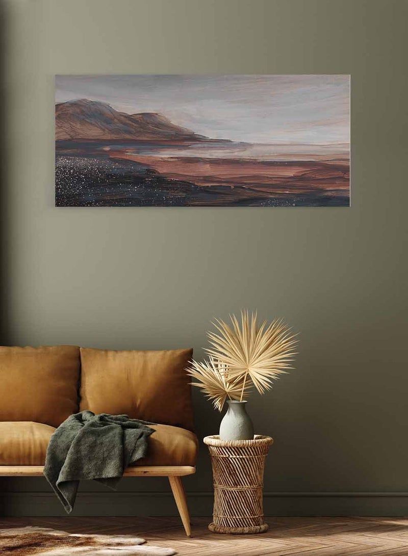 لوحة كانفاس على إطار خشبي بمنظر بانوراما، تصميم فن ملون، للمنزل، غرفة المعيشة، المكتب، الديكور - Image 3