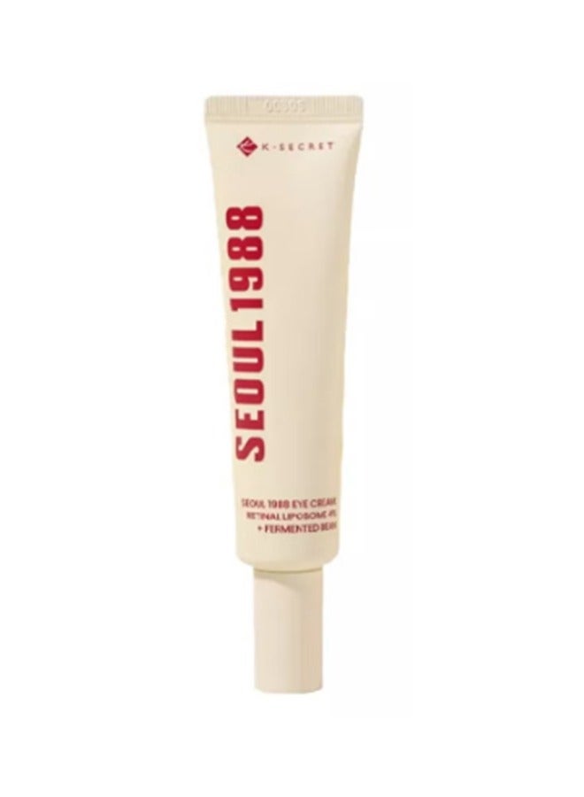 K-SECRET SEOUL 1988 Eye Cream : Retinal Liposome 4% + Fermented Bean 30 ml