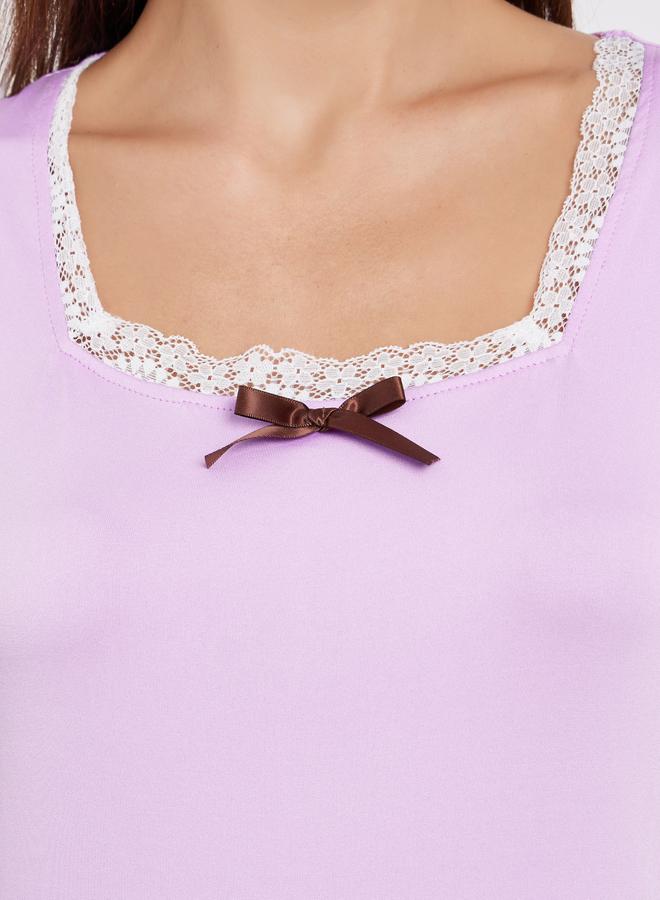 تايك تو قميص نوم بأكمام كشكش - Image 3