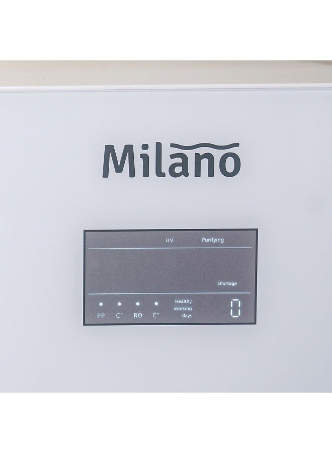 Milano Freestanding RO Water Purifier For Home, Offices - White | Touch Control Water Filter Machine With 3 Temperature Mode | Acrylic Water Dispenser | Advance Water Filtration System - (46x36x130)cm - Image 5
