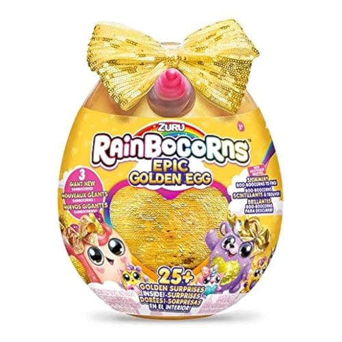 Rainbocorns United Pacific Designs 9244 Zuru Rainbocorns Big Surprise Epic Golden Egg Series 3 - Image 1