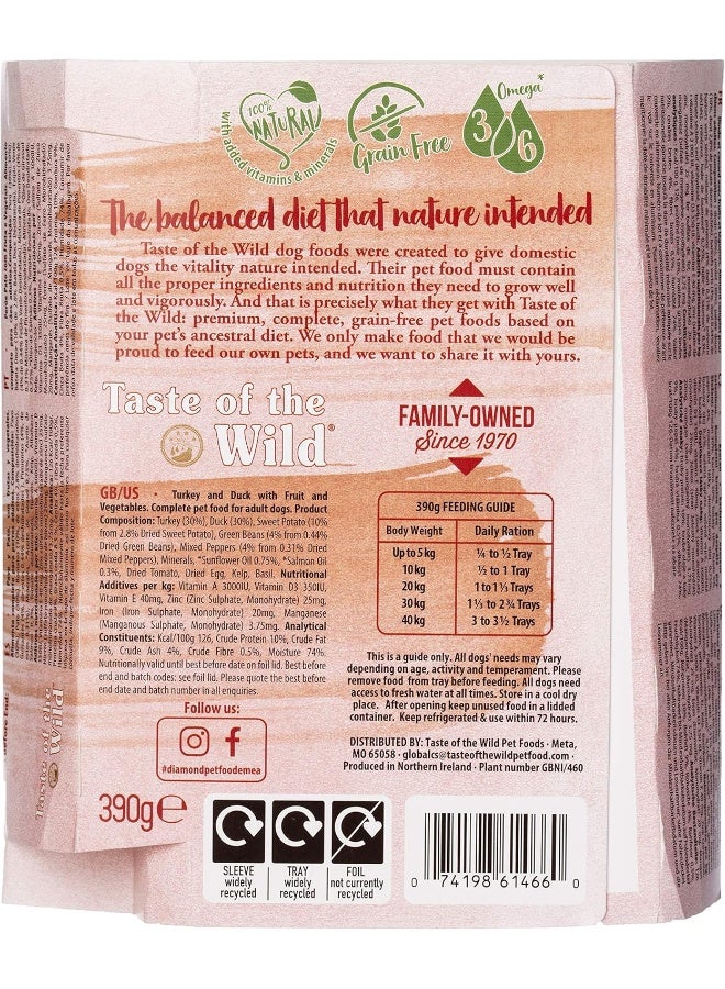 Taste of the Wild Wet Food TURKEY Fruit & Veg Tray - Image 2
