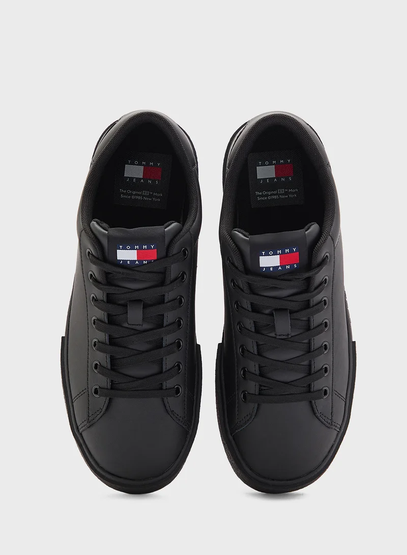 تومي جينز TJW FOXING FLATFORM SNEAKER