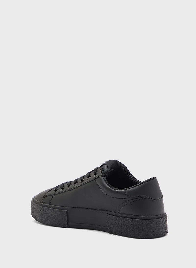 تومي جينز TJW FOXING FLATFORM SNEAKER