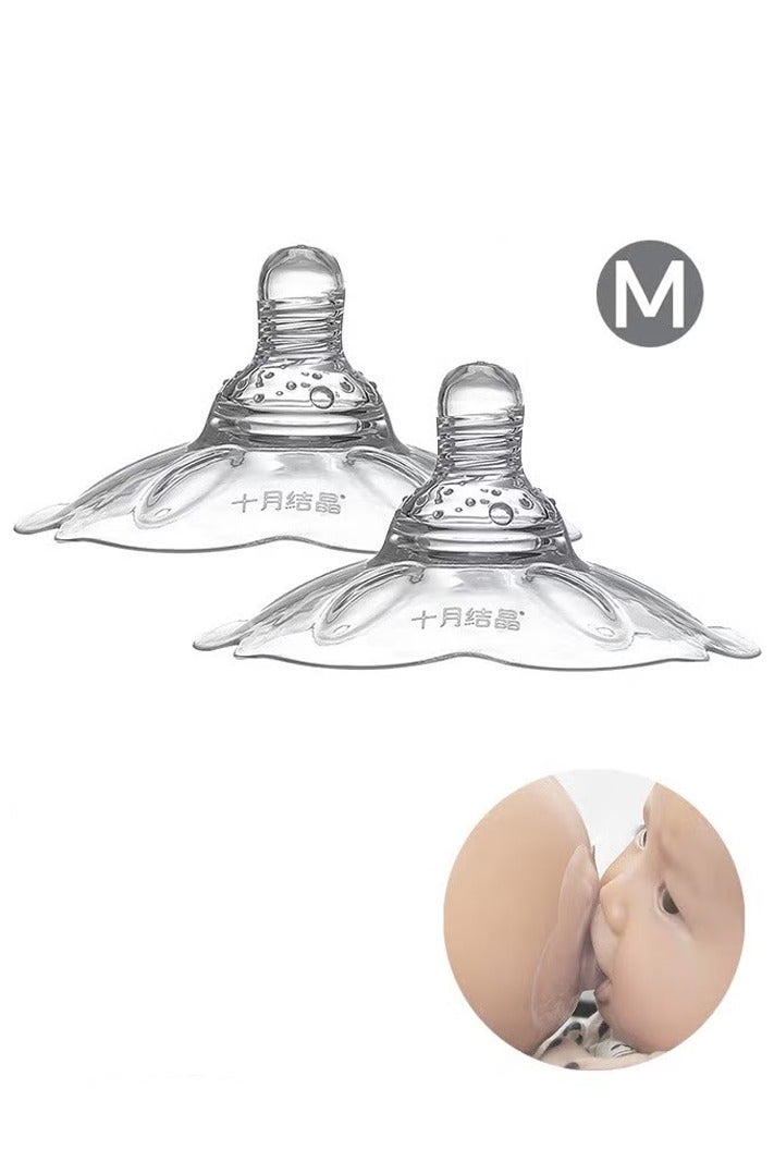 Rocket Flyer 2 Piece Feeding Shield, Feeding Shield with Storage Box, BPA and BPS Free Shield, Ultra-Thin Ultra-Soft Food-Grade Silicone Extender Guard - Image 1