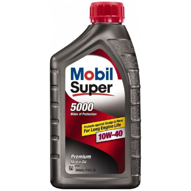 Mobil Super 1204306PK 10W40 Motor Oil 1 Quart Pack of 6 - Image 2