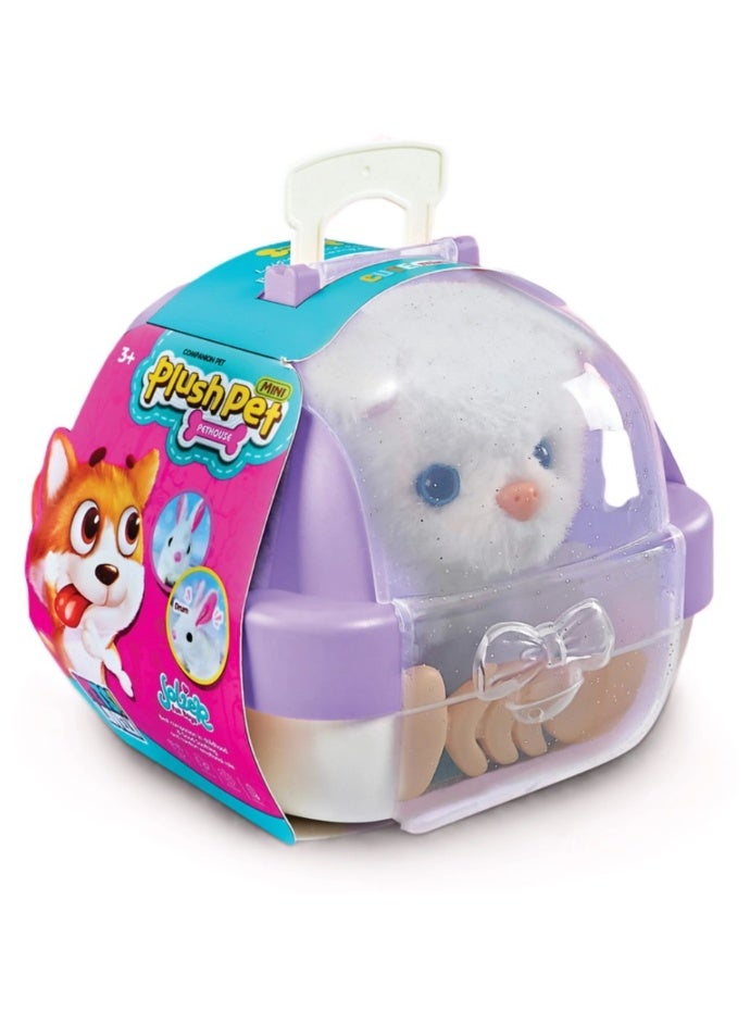 Jolier Fun Toys Mini plush Pet With Pethouse With fish - No: MC-1052