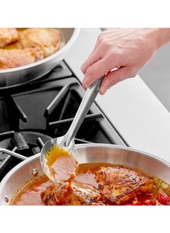 BLACKSTONE Stainless Steel Oval Spoon, Pan Spoon, Perfect for Serving 23CM  - Image 3