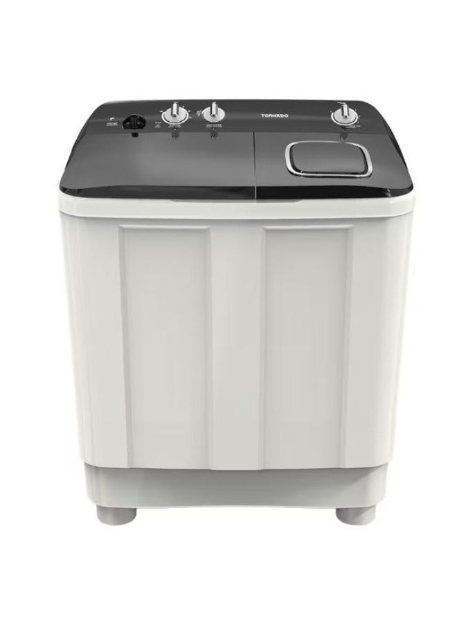 Washing Machine Half Auto 12 Kg White x Black TMH-HS12C(WK)