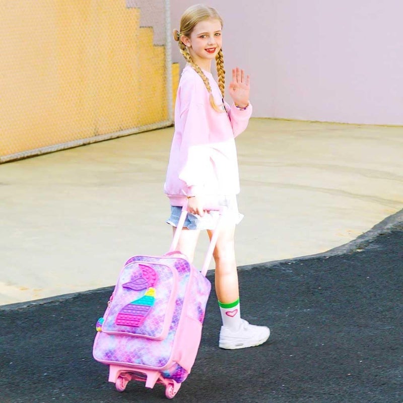 CCJPX Kids Luggage for Boys Girls, Toddler Rolling Travel Carry on Suitcase with Wheels - Image 2