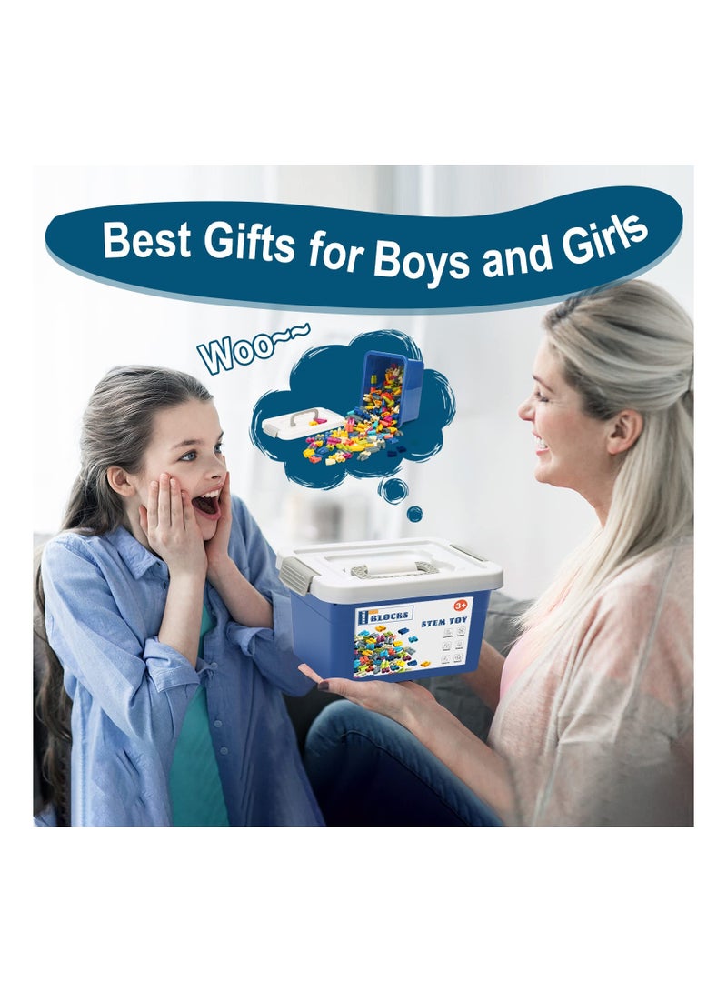 SYOSI Kids 320Pcs Set Building Blocks Construction Toy Learning STEM Toys Educational Kit Child 10 Colors Building Toys for Kids Ages - Image 4