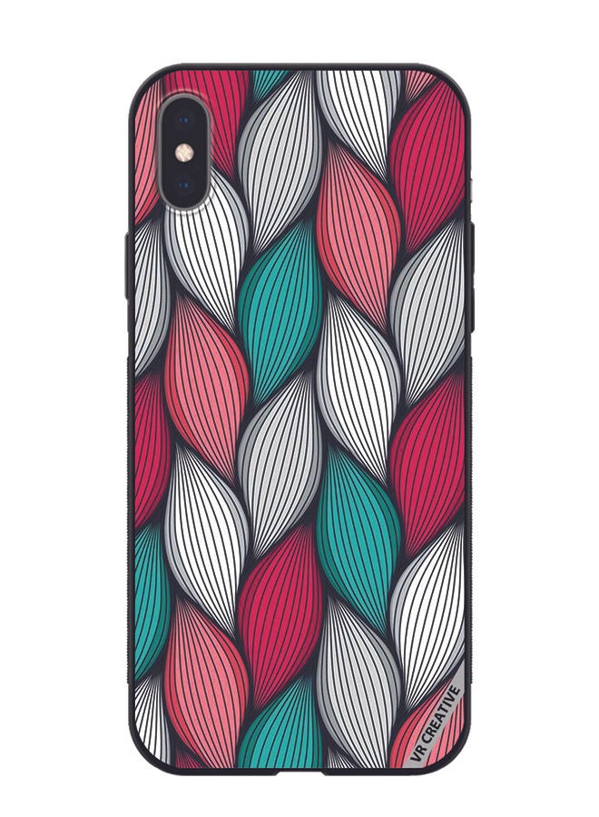 VR CREATIVE Protective Case Cover For Apple iPhone XS Max Abstract Design Multicolour - Image 1