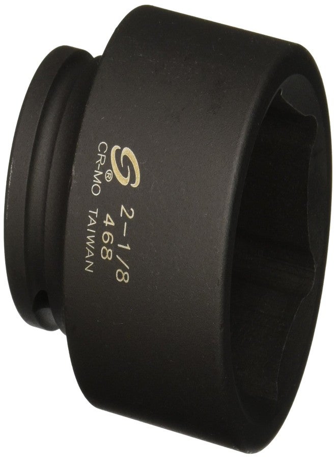 SUNEX TOOLS 468 3/4" Drive Standard 6 Point Impact Socket 2-1/8" - Image 1