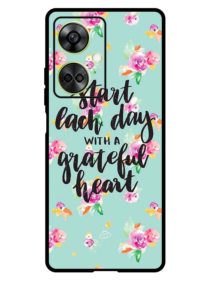 Theodor Protective Case Anti Scratch Shock Proof Bumper Cover For OnePlus Nord CE 3 Grateful Heart - Image 1