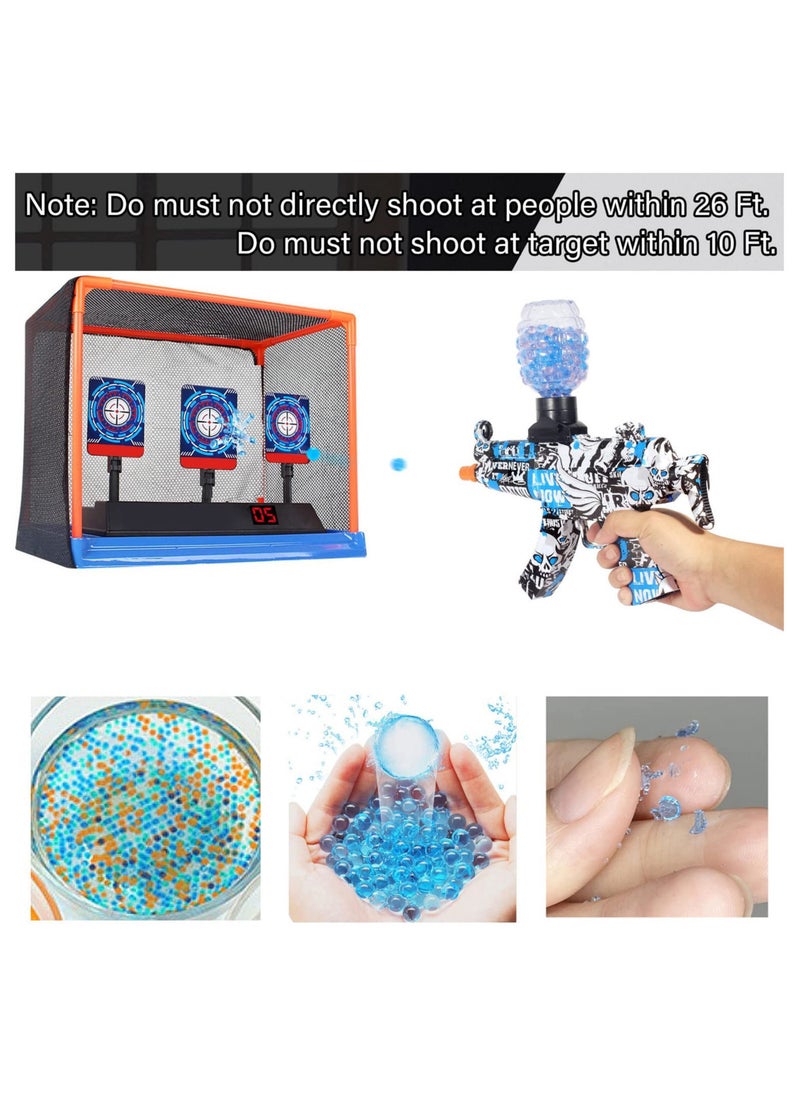 MissTiara Electric Gel Water Gun MP5 with 20000 Water Bombs and Goggles, Outdoor Activities Shooting Game  - Image 2