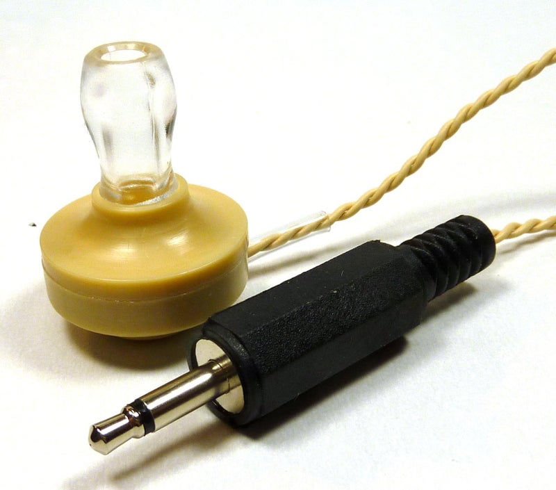 Philmore Crystal Radio Earphone, 3.5mm Plug, 7-Ft Cord, High Impedance 747 - Image 2