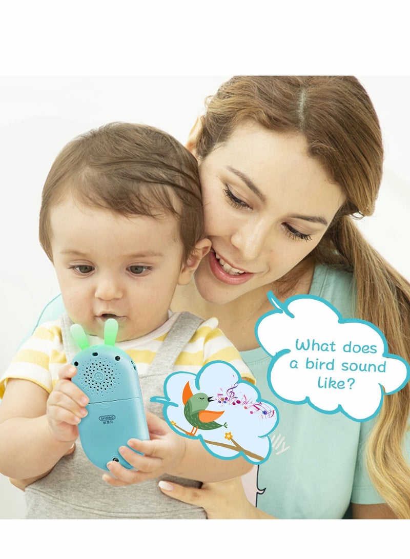 SYOSI Baby Early Education Toys Mobile Phone, Music Teething Glowing Toy Talking Educational Toy Birthday Gift for Preschool Children - Image 5