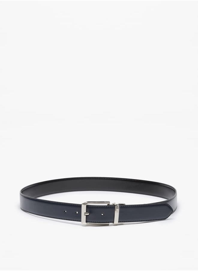 LBL by Shoexpress Men's Solid Belt with Pin Buckle Closure  - Image 1