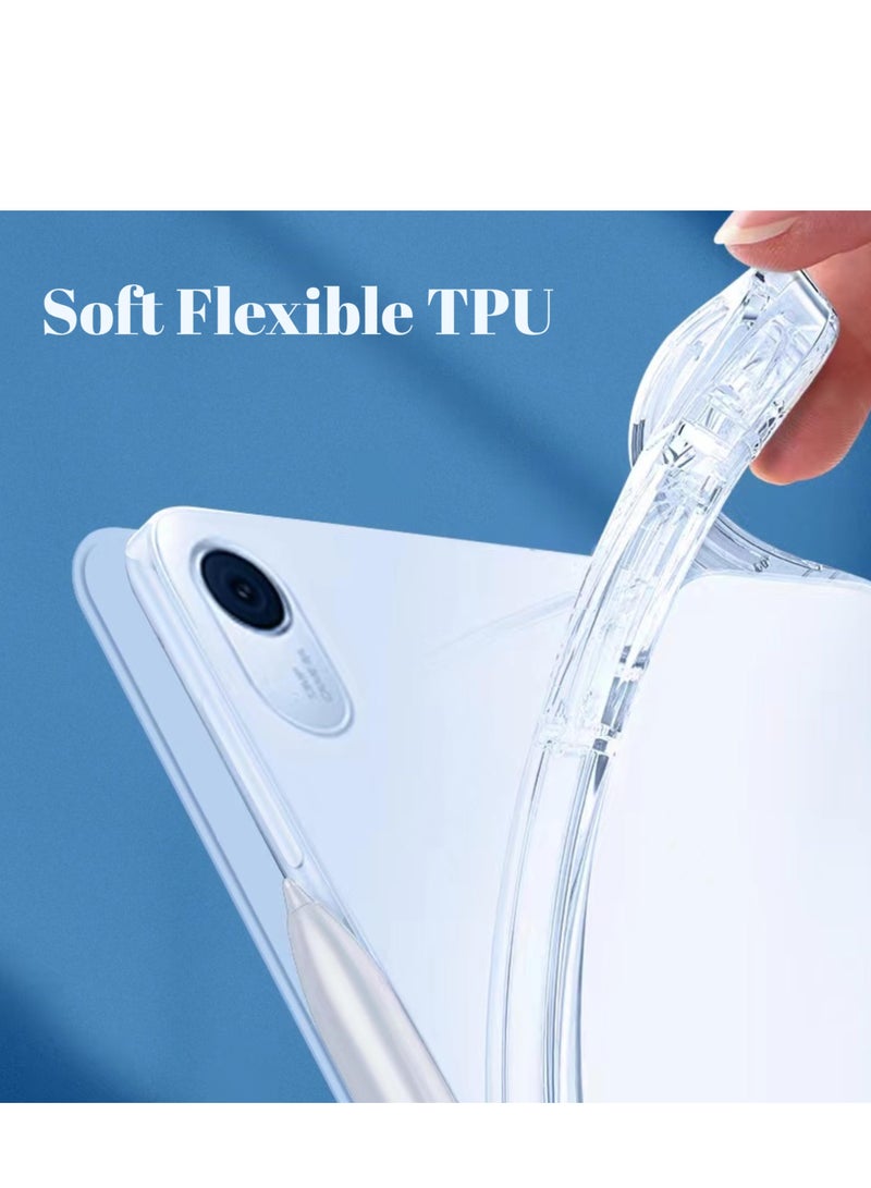 اليشمك متوافق مع هواوي MatePad SE 11 بوصة 2024 / MatePad 11 بوصة 2023 الاكريليك شفافة مضادة للاصفرار حالة الكمبيوتر اللوحي ، مع حامل القلم التلقائي النوم / الصحوة متعددة زاوية حامل ( أسود ) - Image 5