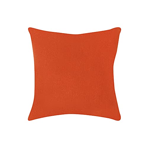 AIRWILL Cotton Track Dobby Orange Themed Cushion Covers for Cushions & Pillows (Orange & White, Pack of 5) - Image 3