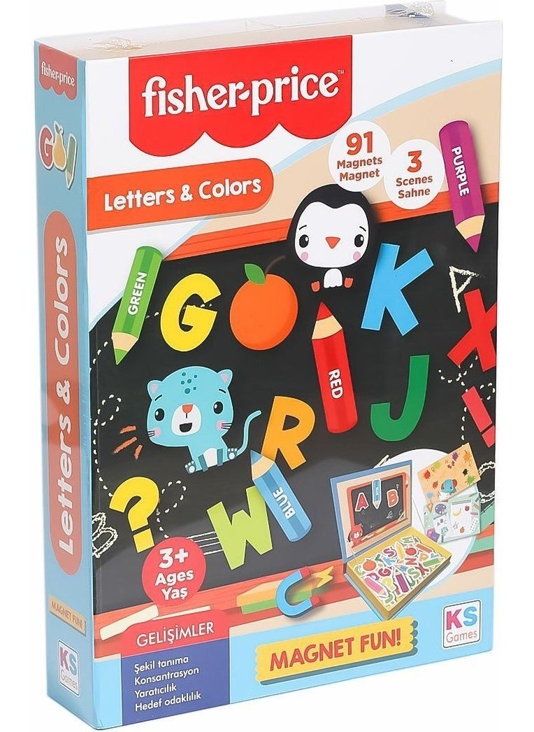 KS Games Fisher Price Baby Puzzle Letters Colors  - Image 1
