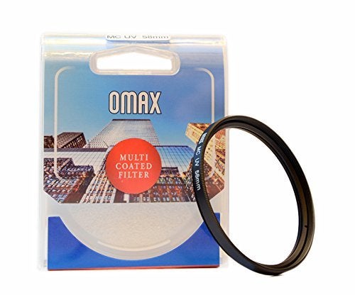 Omax mc uv Filter for Nikon d3400 af-p dx nikkor 18-55mm vr + af-p dx nikkor 70-300mm vr Lens (Set of 2 Filter) - Image 2