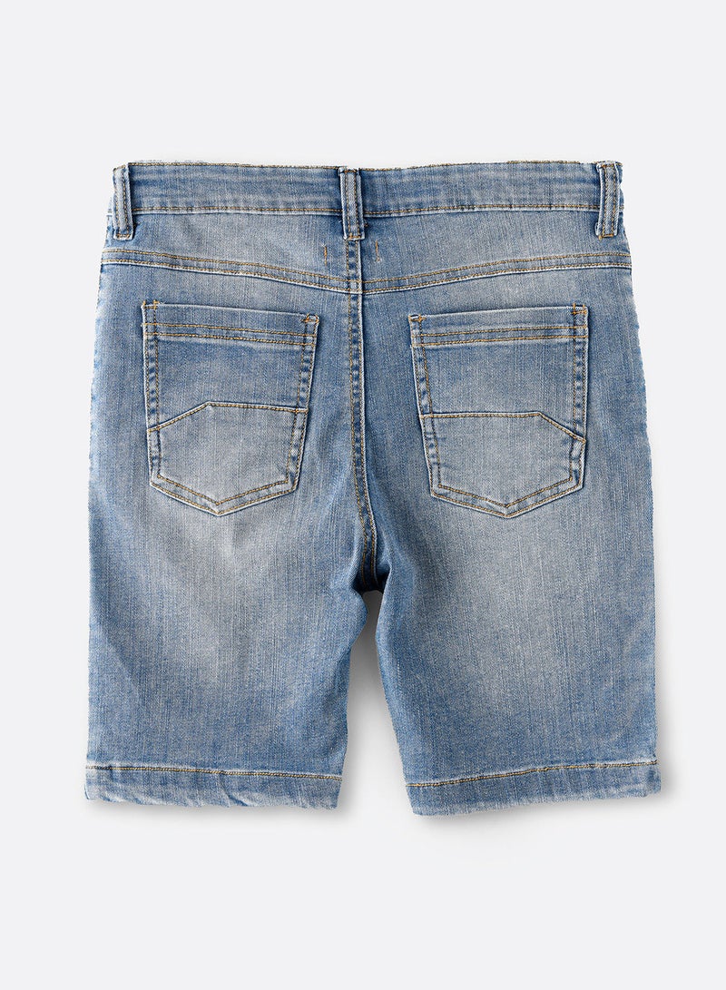 JAM Woven Denim Shorts - Image 2