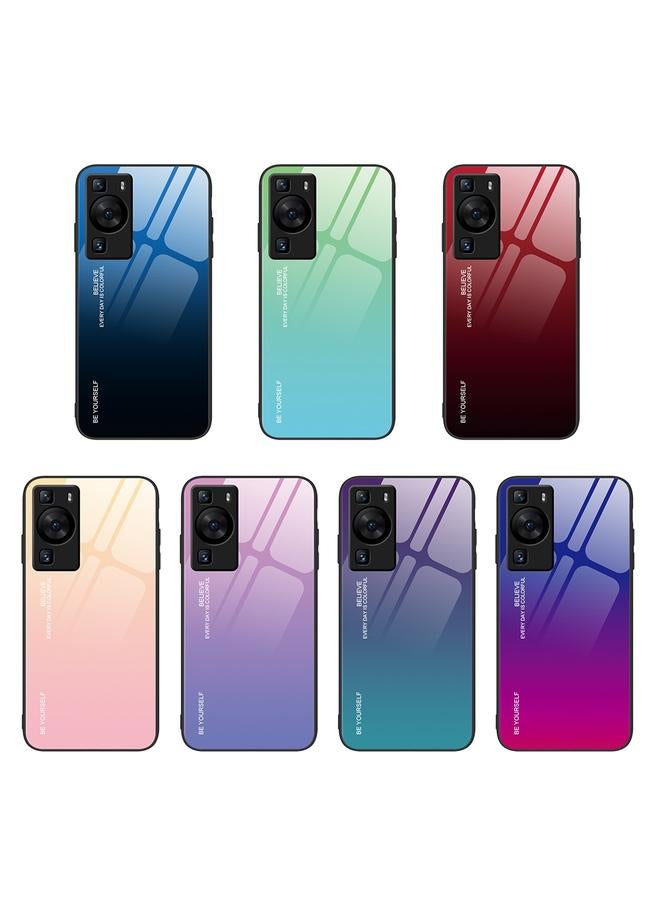 اس-توب جراب هاتف Huawei P60 من الزجاج المتدرج اللون - Image 2