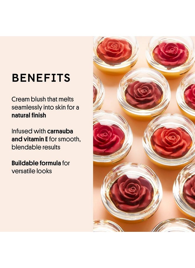 Winky Lux - Winky Lux Cheeky Rose, Cream Blush for Cheeks, Flower Blush with Vitamin E, Makeup Blush and Flower Makeup, Pink Tea Time - Image 1