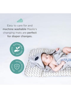 Organic Cotton Baby Changing Mat, For Newborn Baby Essentials Unisex - Nuts About You - pzsku/ZDBA6F81C9205BF462B92Z/45/_/1735566918/2541aafa-10e1-4a70-85ff-fd925b34db9a