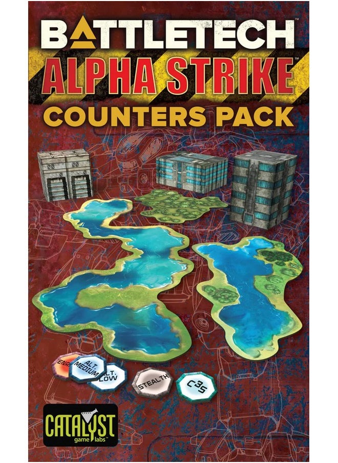 Catalyst Game Labs BattleTech Counters Pack Alpha Strike - Miniatures Wargame Accessory for 2+ Players, Ages 14+, 1.5 Hours+ Play Time - Essential Kit by Catalyst Game Labs  - Image 2