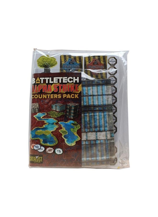 Catalyst Game Labs BattleTech Counters Pack Alpha Strike - Miniatures Wargame Accessory for 2+ Players, Ages 14+, 1.5 Hours+ Play Time - Essential Kit by Catalyst Game Labs  - Image 1