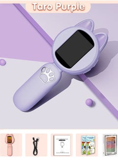 Generic Cute DigitalMagnifying Glass for kids 2.0 lPS screen Photo support Manual focus 30W pixels Space for 300 photosBring 12 specimens  Purple  - Image 1