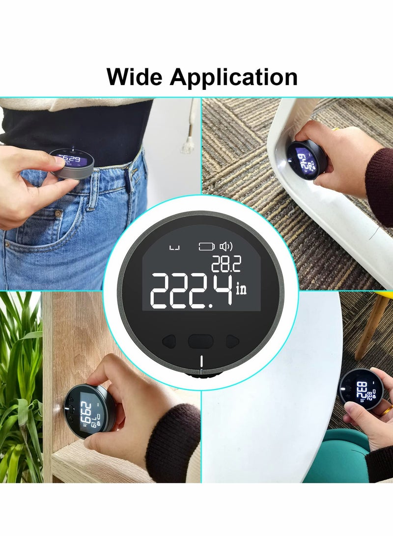 شريط قياس رقمي مع شاشة LED، 3 أنواع من وحدات القياس، لقياس الأجسام غير المنتظمة - Image 4