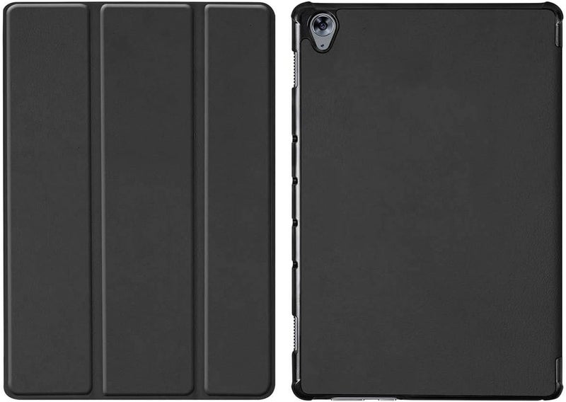Case Compatible With Huawei Mediapad M6 10.8, Tri-Fold Ultra Slim  Lightweight,Convenient Magnetic Stand  With Auto Wake/Sleep Case Cover Fits Huawei M6 10.8 Inch Black - Image 2
