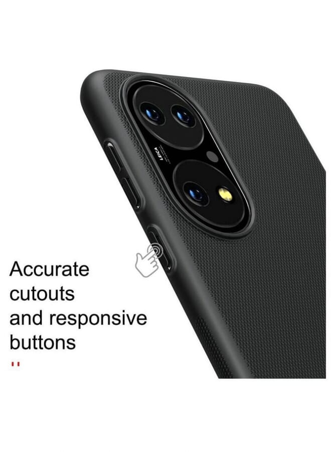 Nillkin Super Frosted Shield Hard Back Case Cover For Huawei P50 Black - Image 2