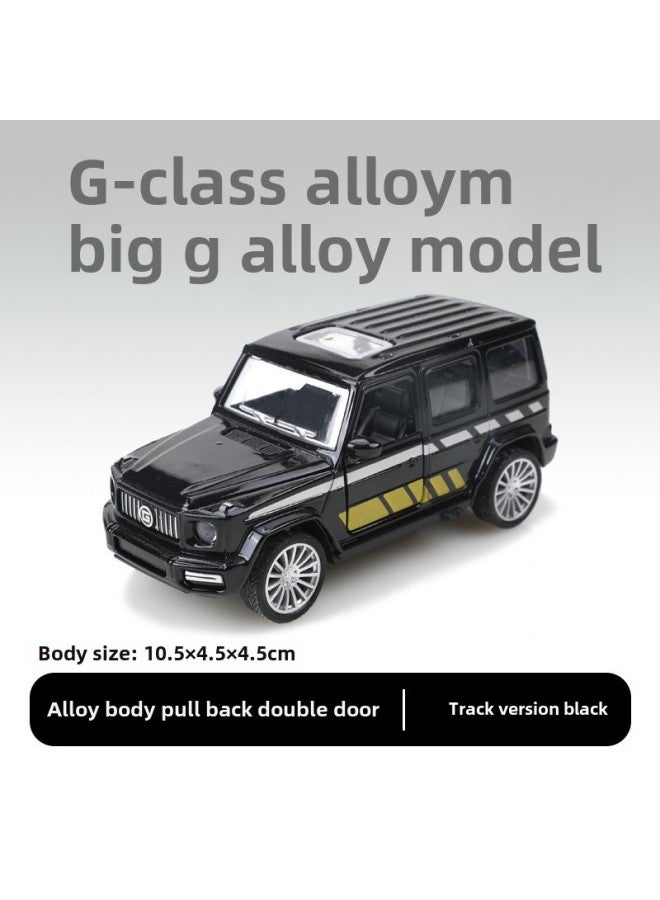 [bag] 1:43 Alloy Car Car Model Boy Children's Toy Car Doll Machine Ornaments Gift Wholesale-Color:1:43 Big G Track Version Black (bubble Bag)  - Image 1