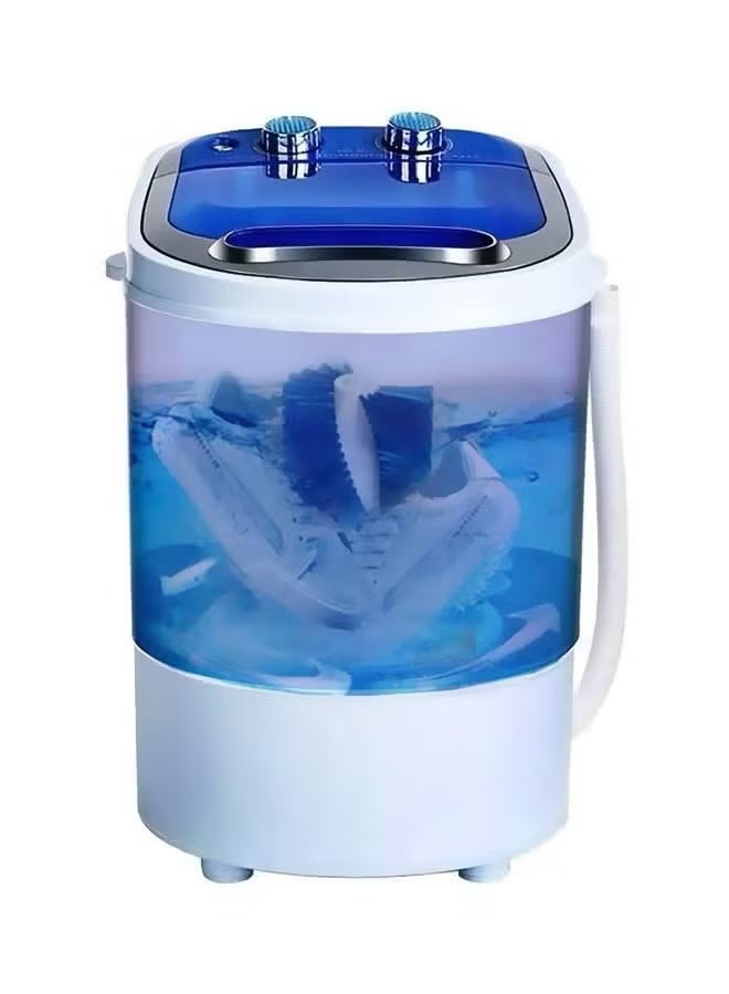 Nova NW-552SW Portable Shoe Washer with Spinner, 2.5KG Mini Washing Machine for Shoes, Sneakers & Sports Footwear, 160W Powerful Motor, Compact Space-Saving Design, Durable Plastic Body, Blue - Image 1