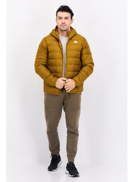 Adidas Men Sportswear Fit  Hooded Outdoor Jacket, Light Olive  - Image 2