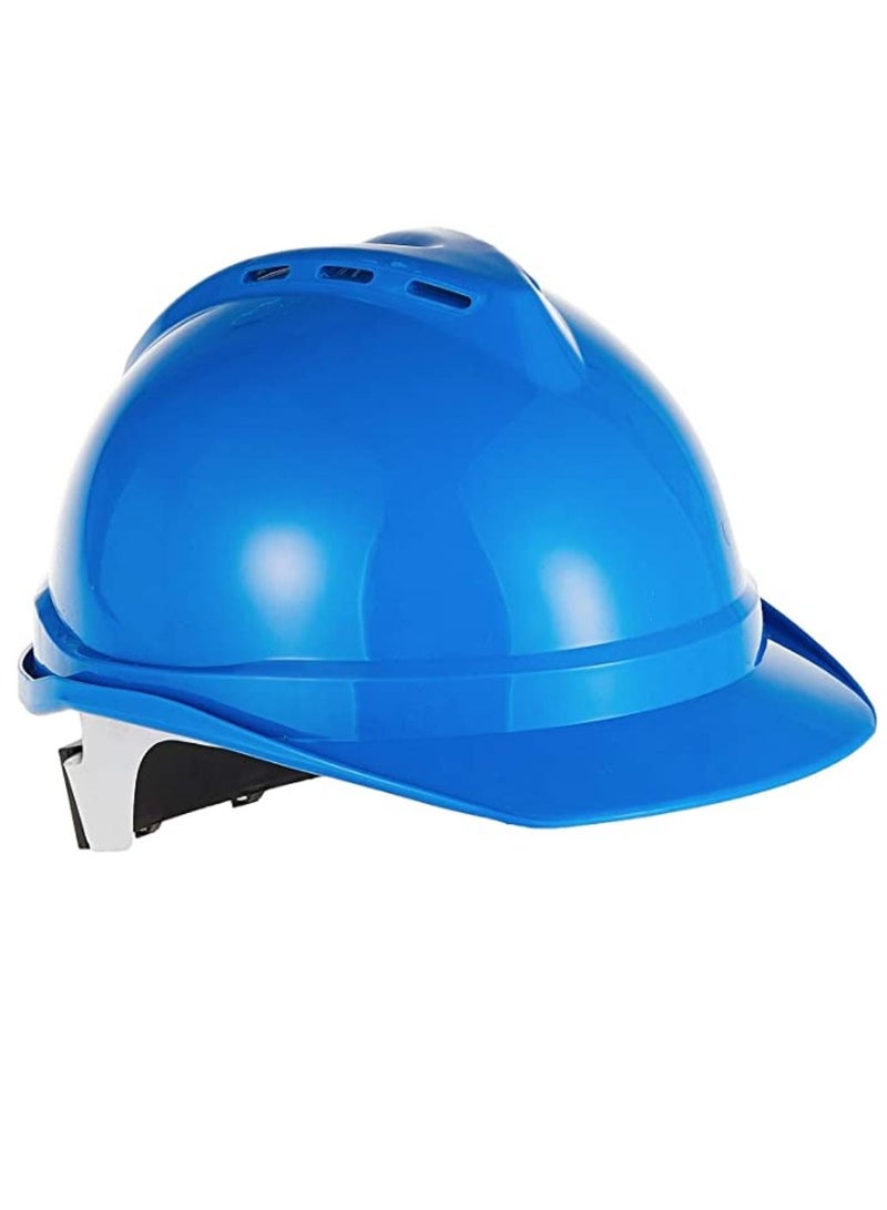 Ameriza 4 Point Safety Ventilated Helmet With Ratchet Suspension Blue