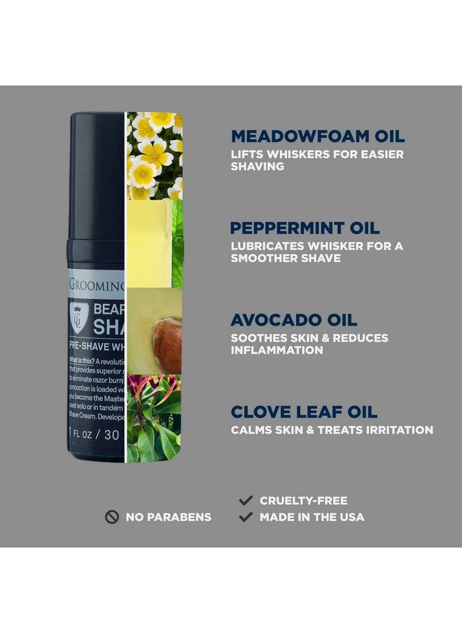 Grooming Lounge Rooming Lounge Beard Master Shave Oil Eliminates Razor Drag And Burn No Clogged Pores Or Residue Can Be Used Solo Or With A Cream Translucent Solution No Parabens Cruelty Free 1 Oz  - Image 4