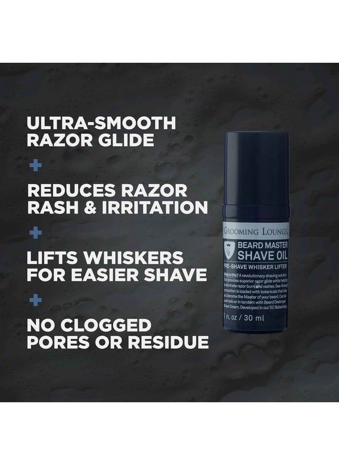 Grooming Lounge Rooming Lounge Beard Master Shave Oil Eliminates Razor Drag And Burn No Clogged Pores Or Residue Can Be Used Solo Or With A Cream Translucent Solution No Parabens Cruelty Free 1 Oz  - Image 3