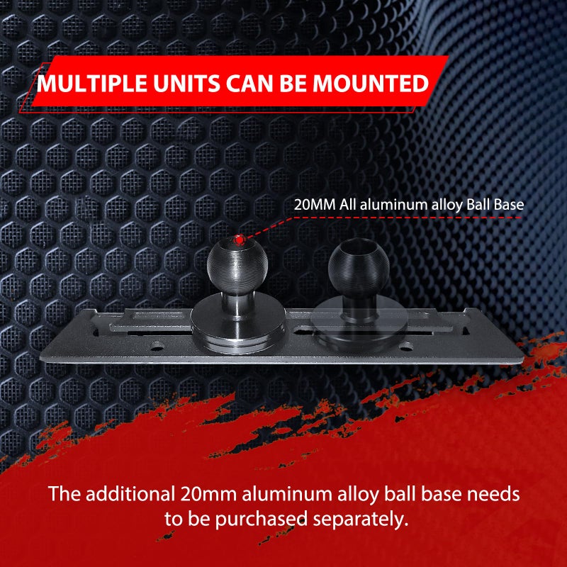 WXRYLYN 2018 RAM Dash Mount Phone Holder for 2013-2018 Truck Ram 1500 2500 3500 Metal Dash Platform Phone Mount Phone Holder Ram Cell Phone Mount - Image 5