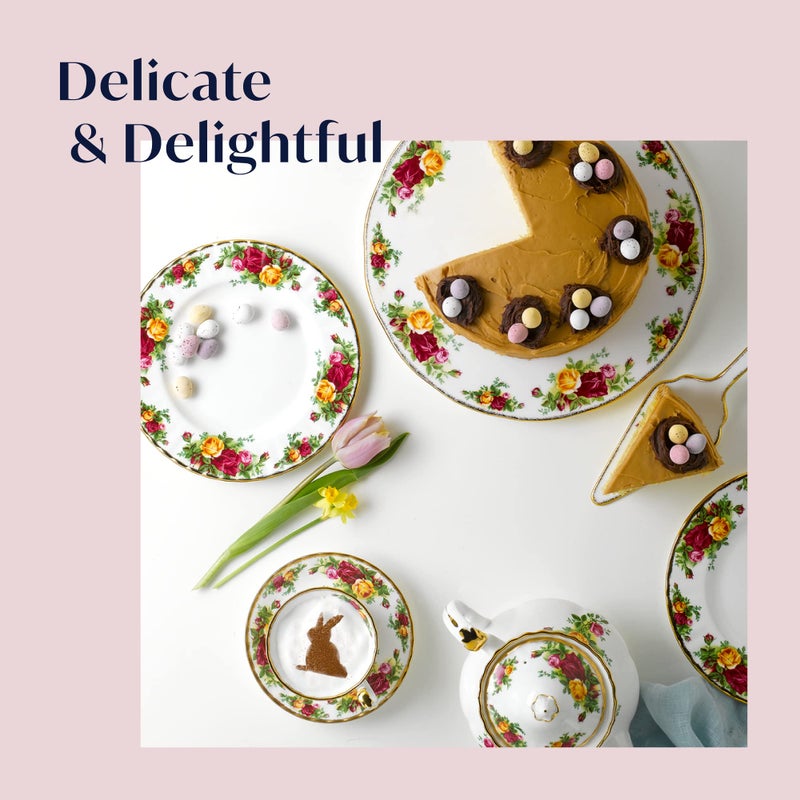 رويال ألبرت Royal Albert 15210006 Old Country Roses Dinner Plate - Image 4