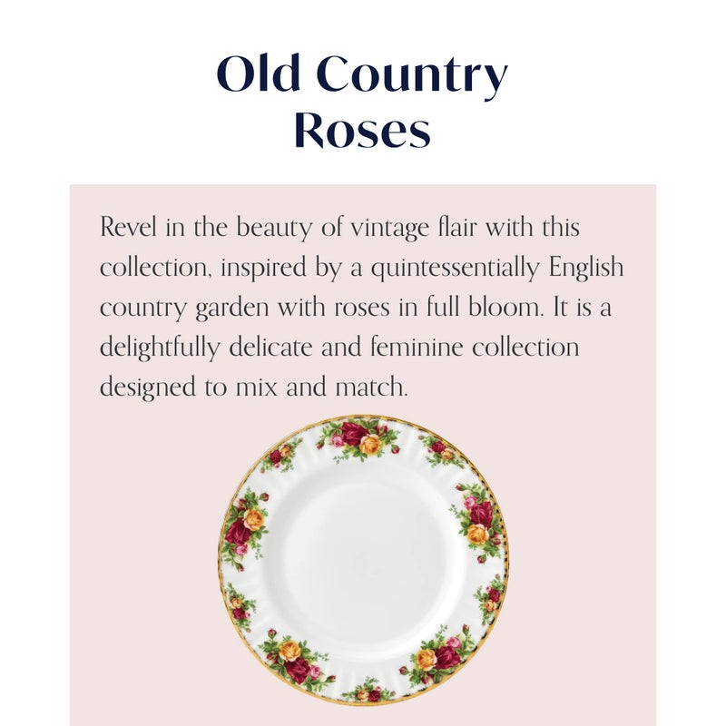 رويال ألبرت Royal Albert 15210006 Old Country Roses Dinner Plate - Image 5