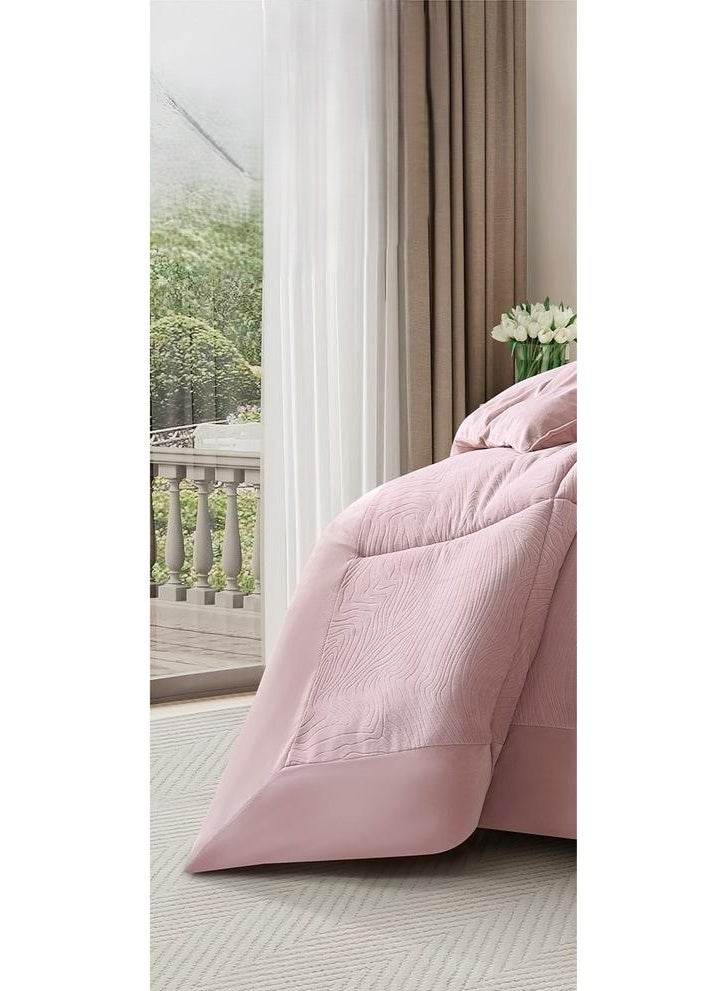 Luxurious winter  bedspread set, embossed with soft velvet and faux fur for ultimate warmth. Includes: 1 comforter (240*260 cm), 1 flat sheet (200*200 cm), 4 pillowcases (80*50 cm), and 2 cushion covers (50*50 cm). - Image 2