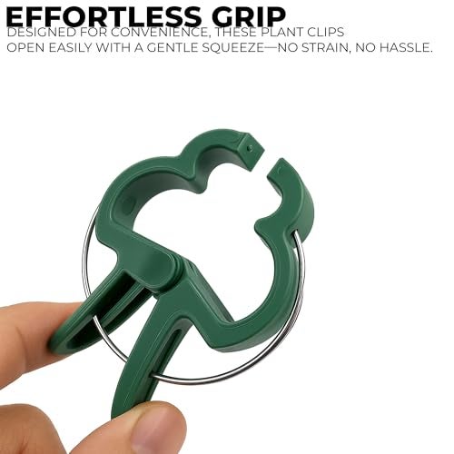 iit 20 قطعة مشابك نباتية وزهرية لطيفة لدعم السيقان - Image 3